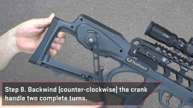 How to Cock and De-Cock Your Crossbow Using the ACUslide System | TenPoint Crossbows смотреть онлайн
