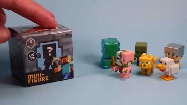Minecraft Mini-Figure Mystery Box Stone Series 2 Opening Codes смотреть онлайн