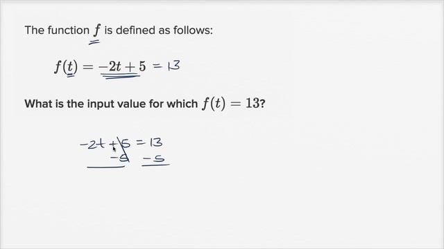 How To Match Function Input To Output Given The Formula (example) | Algebra I | Khan Academy