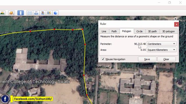 How To Calculate Land Area ? | Google Earth Pro