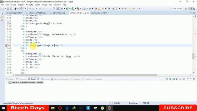 6. Student Result Management System in jsp - Student Home (Eclipse IDE,Tomcat Sever, MySQL Database смотреть онлайн