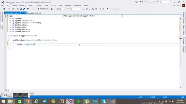 ASP.NET WebApi with Swagger смотреть онлайн