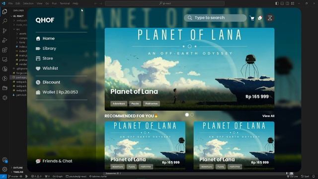 Разработка game launcher на Electron и JS. Figma. №6 Адаптив, смотреть онлайн