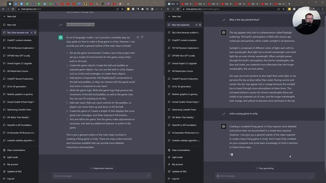ChatGPT Plus (GPT-4) vs ChatGPT Free (GPT-3.5) смотреть онлайн