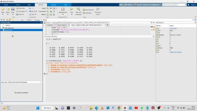 How to Export Matlab Data into an Excel Sheet ? смотреть онлайн