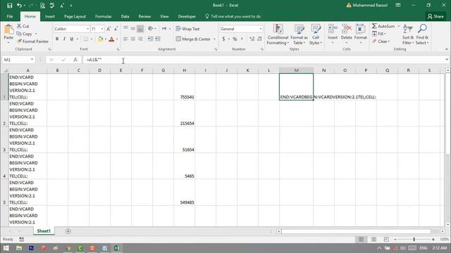 How to create VCARD or vcf file in your computer without any external software convert Txt file смотреть онлайн