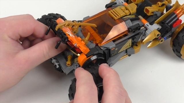 ОБЗОР LEGO NINJAGO 71769 Внедорожник Коула золотой дракон смотреть онлайн