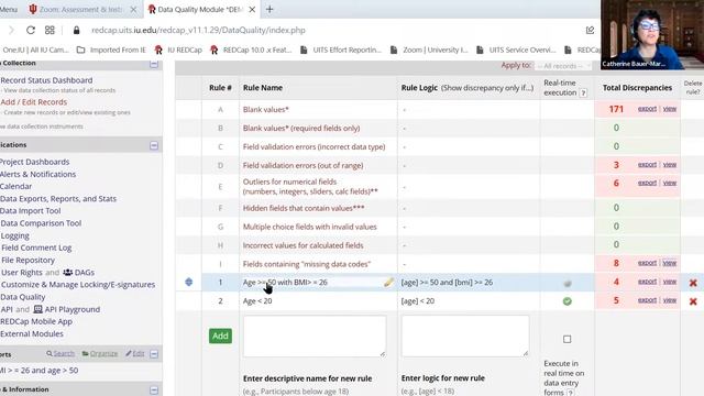 IU REDCap: Data Quality Module смотреть онлайн