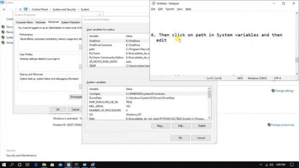 Python In cmd | Python command not found error | How to use python in command prompt