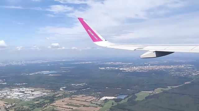 Перелёт Фра́нкфурт-на-Ма́йне - Киев (Жуляны) на Airbus A320-200, авиакомпания WizzAir.