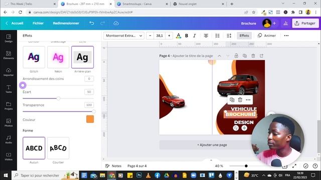 Créer une BROCHURE en ligne FACILE & GRATUIT avec Canva | Comment créer une Affiche sur Canva смотреть онлайн