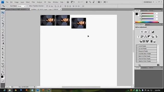 Speed Make A Passport size Photos in Photoshop CS4 смотреть онлайн