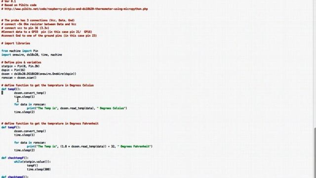 Raspberry Pi Pico with DS18B20 1M sensors with Micropython смотреть онлайн