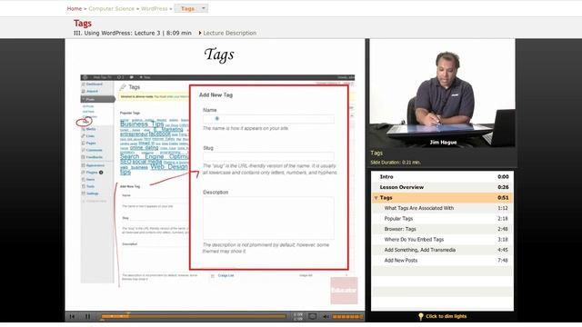 WordPress - Tags смотреть онлайн
