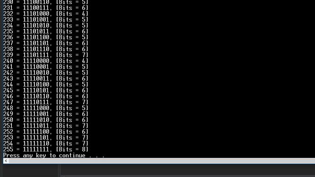 How to count the number of bits of an integer смотреть онлайн