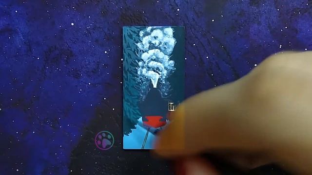 Зимний поезд ?❄ (рисунок темперой) смотреть онлайн