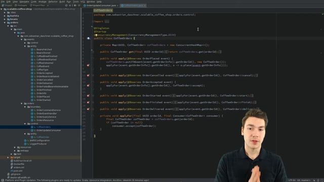 9. Implementation in Java EE - Event Sourcing, Distributed Systems & CQRS смотреть онлайн
