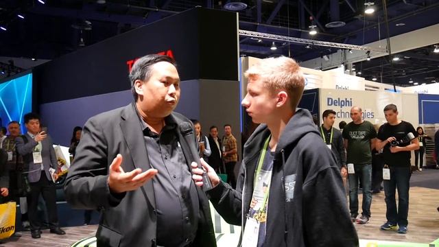 NVidia's Self Driving Car Tech at CES 2018 смотреть онлайн