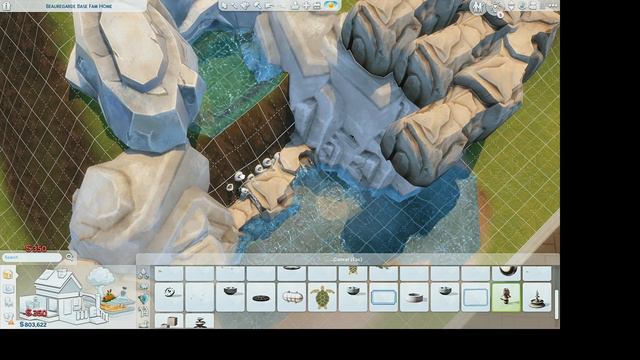 BUILDER'S SERIES TUTORIALS // BASE GAME WATERFALL - no CC, no Mods смотреть онлайн