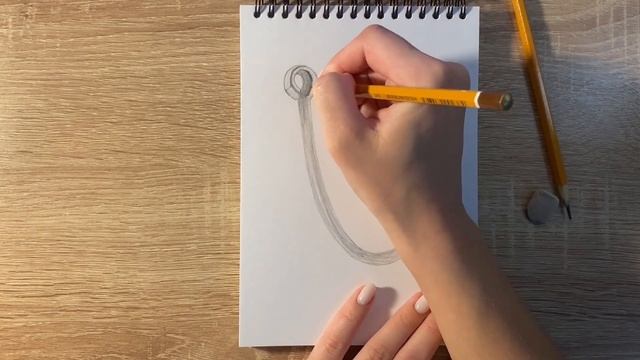 Как нарисовать крючок карандашом | Рисунок для начинающих поэтапно смотреть онлайн