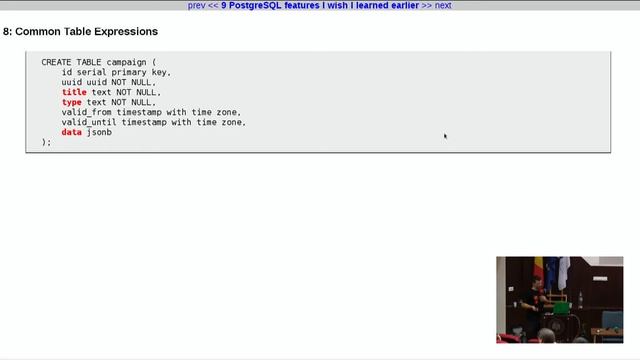 Thomas Klausner: 9 PostgreSQL features I wish I learned earlier - YAPC::Europe 2016 смотреть онлайн
