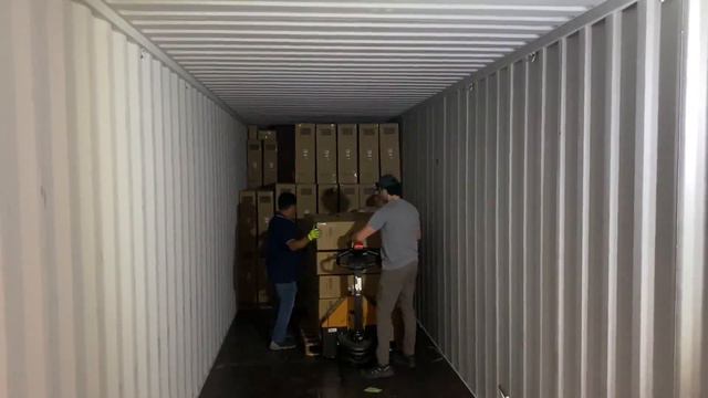 LA Container Unloading - 40' HC (High Cube) смотреть онлайн