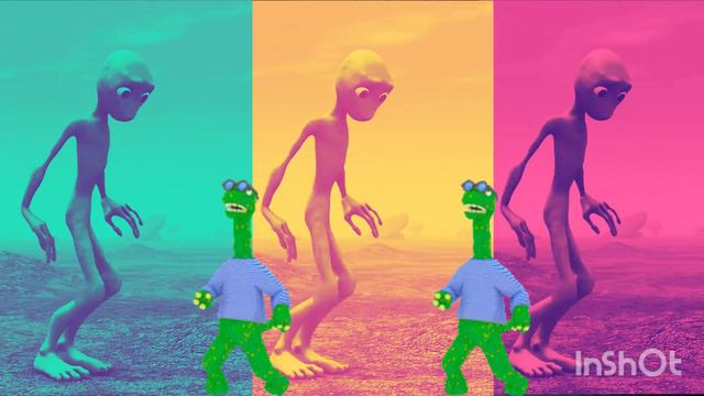 The Green Alien Is Dancing Part 2🔥 #лягушка #dametucosita #топ смотреть онлайн