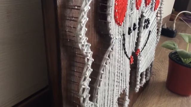 StringArt Timelapse/ StringArt как сделать картину своими руками смотреть онлайн