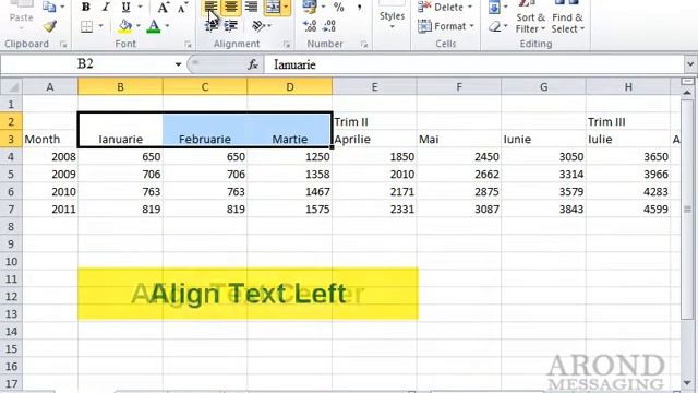 Using Excel 2010 - Align Text Within a Cell смотреть онлайн