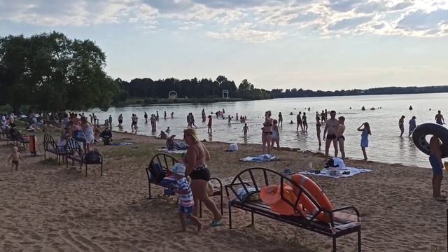 Пляжи Беларуси. Лукомльское и Лепельское озёра. Отдых на пляже. смотреть онлайн
