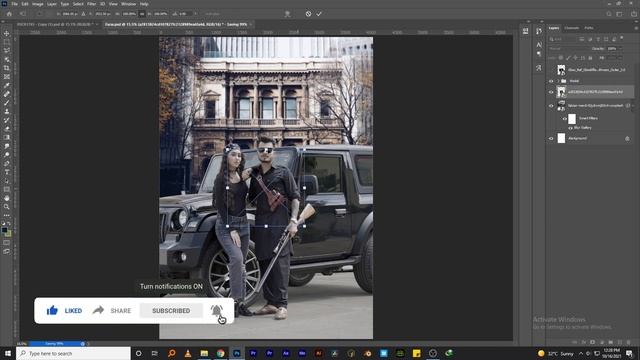 How to make poster in photoshop 2021 | P oster Design in photoshop | Uncanny Designs смотреть онлайн