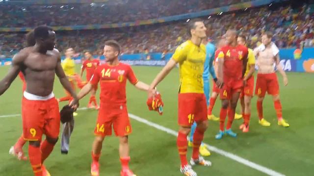 #REDDEVILS | #WorldCup2014 Brazil | Celebrating victory against USA смотреть онлайн