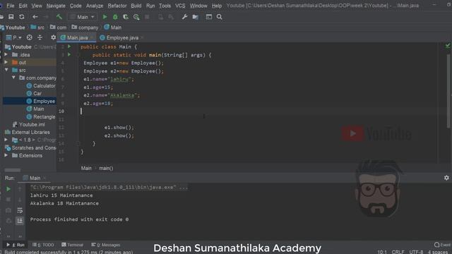 OOP 08 - Java Static in Sinhala смотреть онлайн