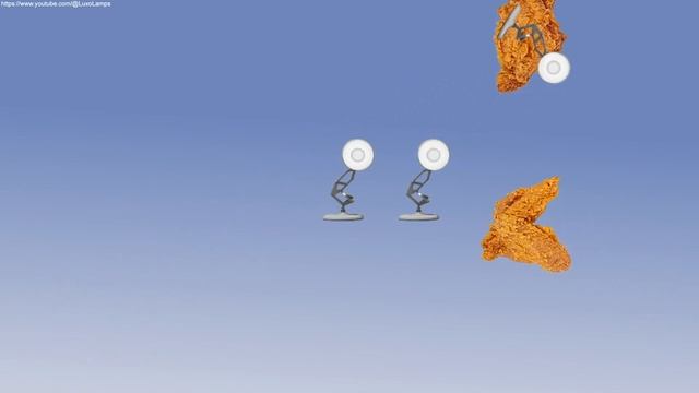 Three Luxo Lamps Vs KFC Logo | Classic