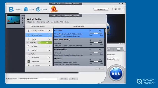 WinX Free VOB To MP4 Converter Video Tutorial