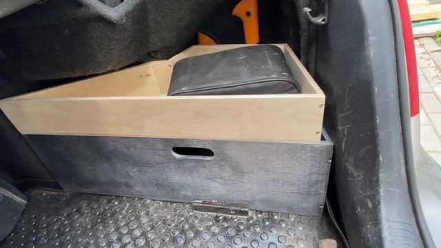 Ящики в багажник Тойота Камри XV30 своими руками. Часть 3 - примерка трех ящиков в багажнике смотреть онлайн
