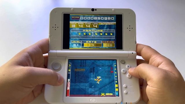 Space Invaders Extreme (DS game) | The New Nintendo 3DSXL handheld gameplay смотреть онлайн
