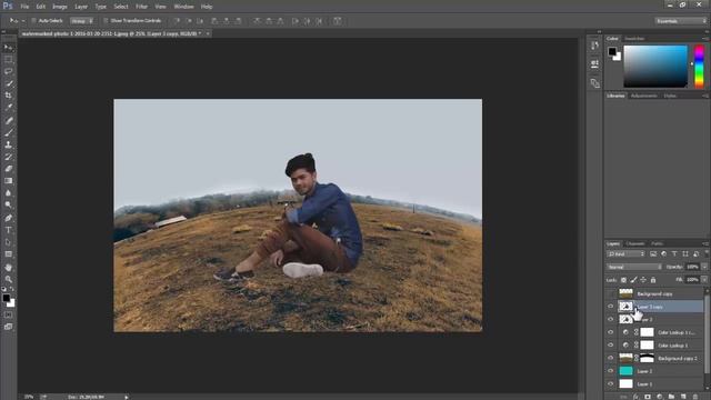 Photoshop Cc|Changeing background and soft light effect| Manipulation Tutorial смотреть онлайн
