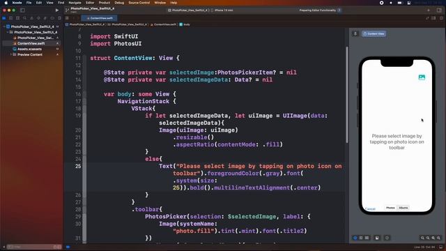 Photo Gallery App using PhotosUI API | PhotosPicker | SwiftUI 4 смотреть онлайн