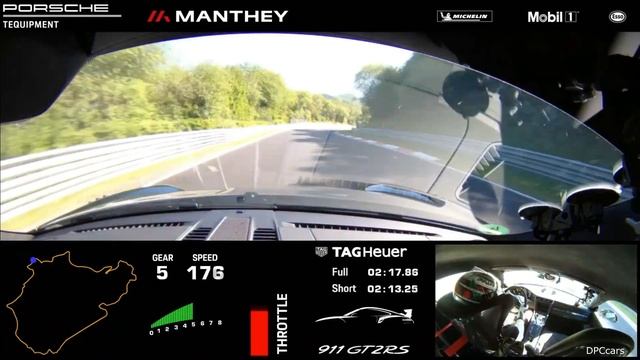 Porsche 911 GT2 RS With Manthey Performance Kit Nurburgring Lap Record