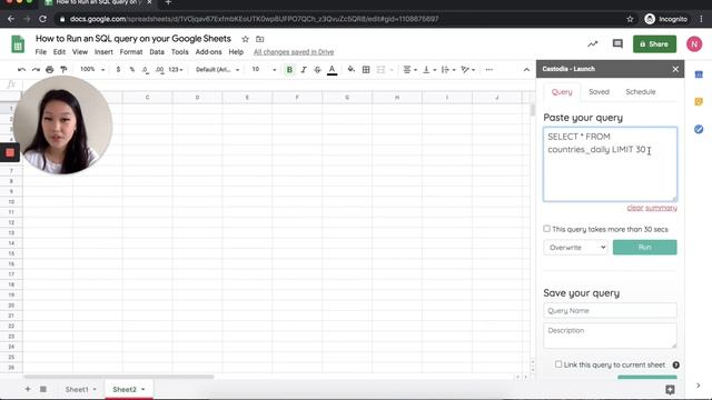 How to Run an SQL Query on Your Google Sheets смотреть онлайн