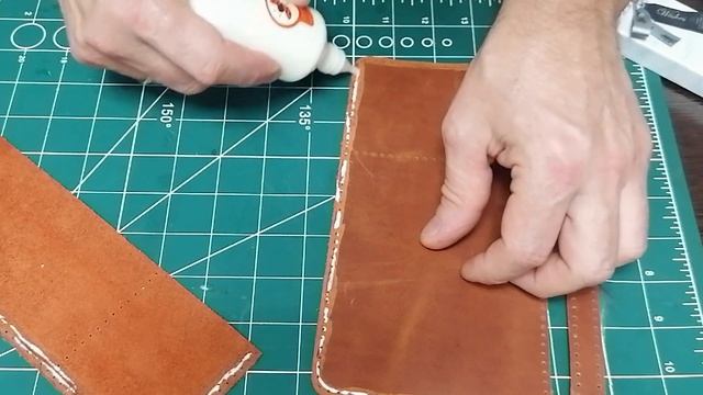 DIY travel leather wallet / Дорожный кошелек из кожи своими руками смотреть онлайн