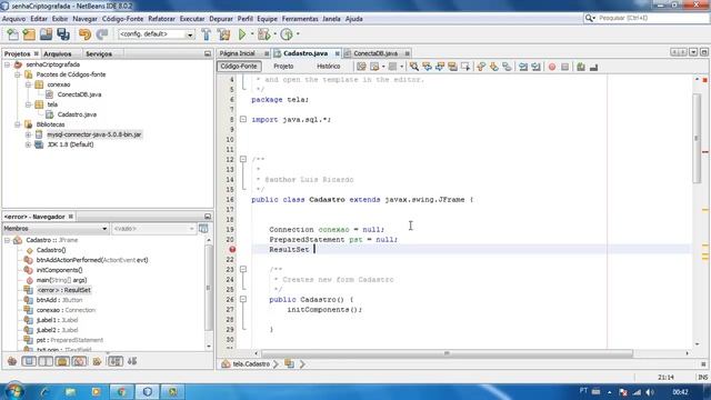 SENHA CRIPTOGRAFADA 01 - JAVA NETBEANS смотреть онлайн