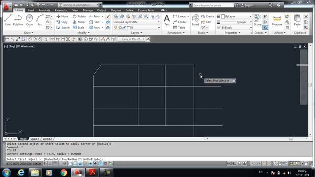 #autocad course |20-FILLET смотреть онлайн