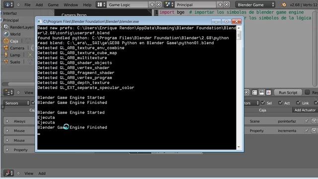 08. Python en Blender Game 2 de 6. Introducción смотреть онлайн