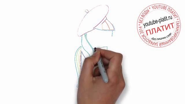 Нарисованные карандашом пони радуга Как нарисовать пони радугу художницу смотреть онлайн