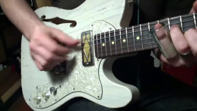 Waterslide Coodercaster Thinline T-Style w/Mojo UK Lap Steel & Gold Foil Pickups смотреть онлайн