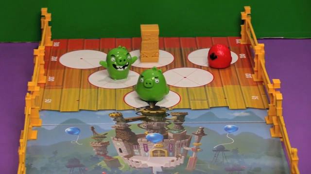 BIN VS JON - Angry Birds PIG BOWLING Game! смотреть онлайн