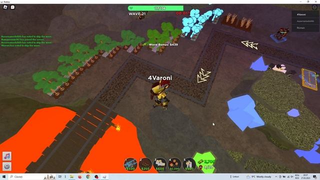 ╟►Crystal Cave - Molten Boss | ROBLOX Tower Defense TDS смотреть онлайн