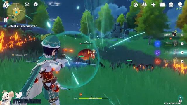 Genshin Impact - Venti "The First of the Seven, Barbatos" | Gameplay смотреть онлайн